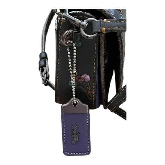 COACH 1941 Glitter Cherry Black Glovetanned Leather. Dusty and Bag! - Picture 8 of 13